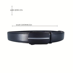 Men's Business Belt Automatic Buckle Belts Jeans Pants Father's Christmas