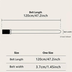 Men's Metal Automatic Buckle Casual Nylon Canvas Belt