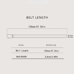 Men's Pin Buckle Leather Belt Casual Jeans Pants Waist Strap