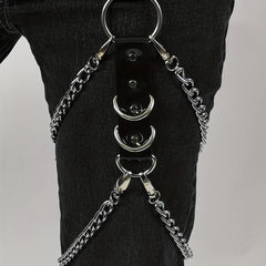 Men's Leg Chain Belt Punk Hip Hop Street Dance Leg Ring Jewelry