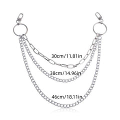 Metal Pants Chain Punk Hip Hop Rock Body Chain Nightclub Accessories