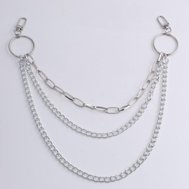 Metal Pants Chain Punk Hip Hop Rock Body Chain Nightclub Accessories
