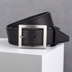 Men's Square Buckle Decorative Belt for Outdoor Party Holiday Business