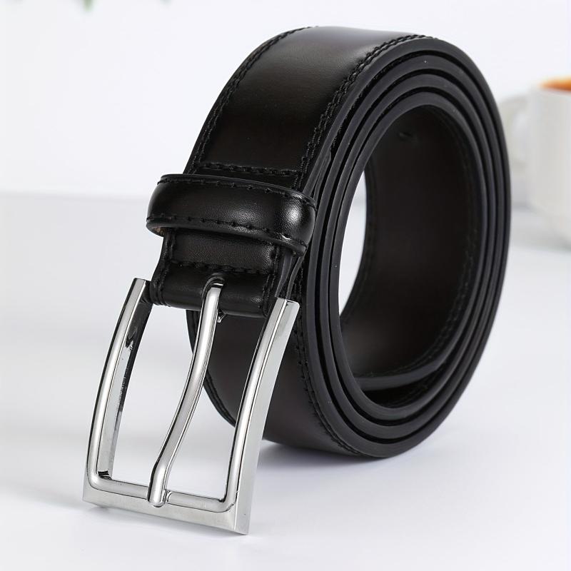 Men's Casual Leather Buckle Belt for Boyfriend's Birthday