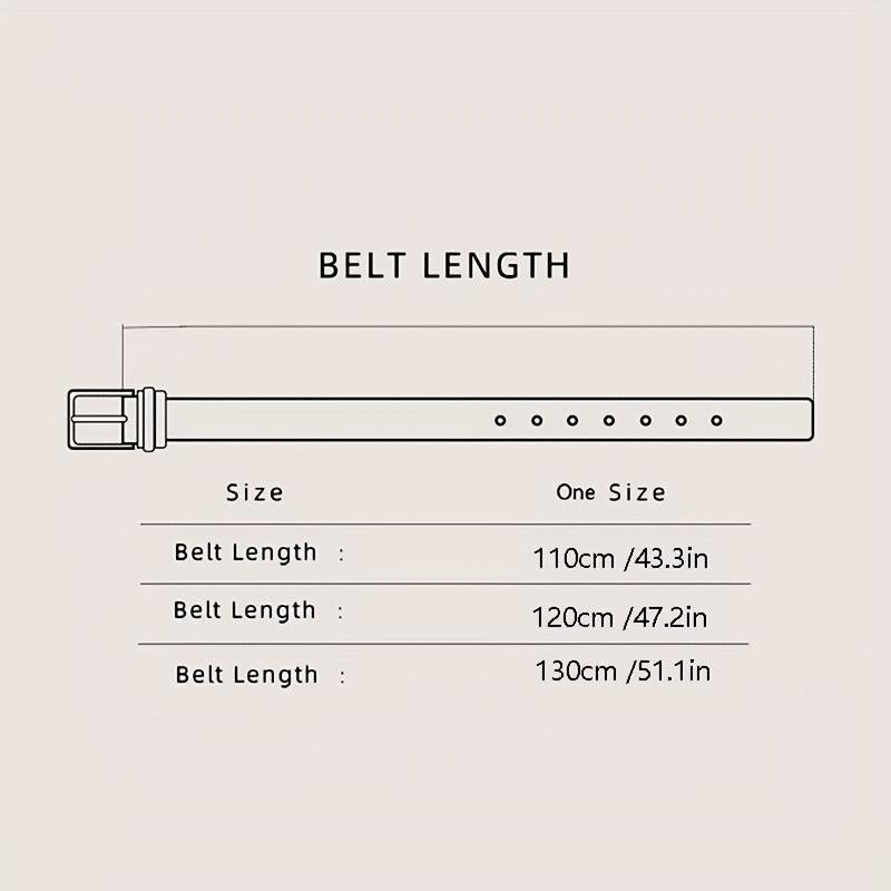 Men's Casual Leather Buckle Belt for Boyfriend's Birthday