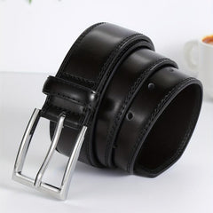 Men's Casual Leather Buckle Belt for Boyfriend's Birthday