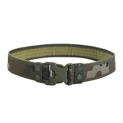 Men's Outdoor Canvas Belt with Plastic Buckle 2 Inch Wide