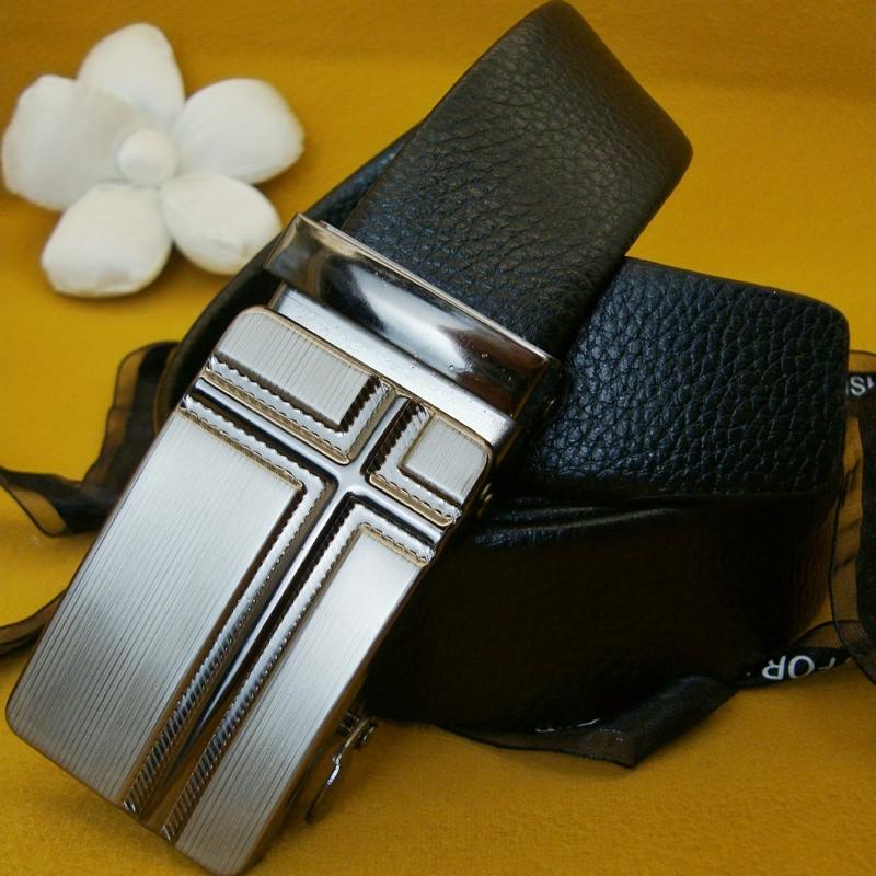 Men's Business Casual Leather Belt