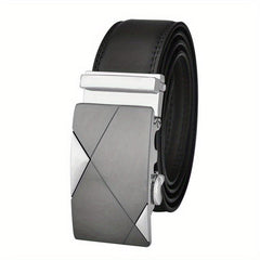 Men's Automatic Cowskin Leather Belt