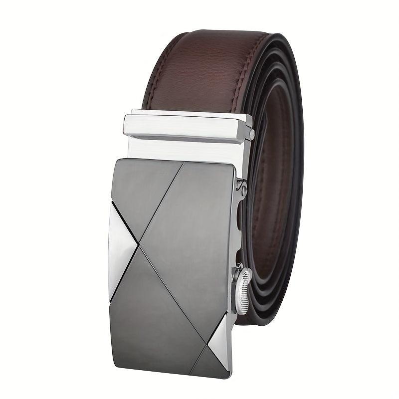 Men's Automatic Cowskin Leather Belt