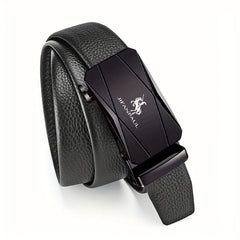 Men's PU Leather Belt with Automatic Buckle