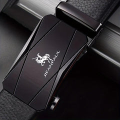 Men's PU Leather Belt with Automatic Buckle