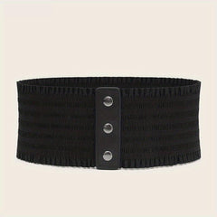 Wide Lace Waistband Elastic Belt Vintage Dress Coat Girdle for Women