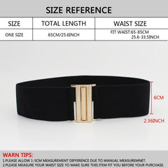 Elastic Wide Belt Women's Waist Decorative Dress Coat Slim Skirt