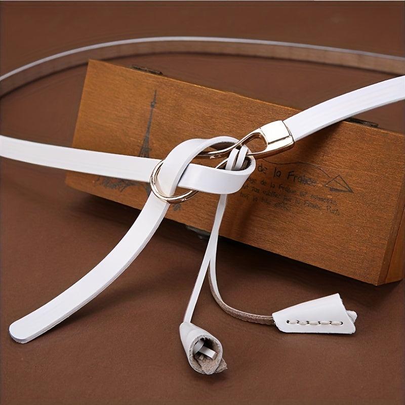 Red Tassel Leather Belt Casual Dress Girdle For Women