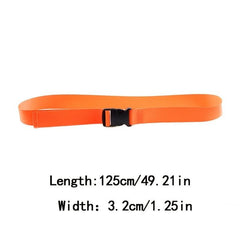 Women's Canvas Belt Casual Nylon Belt Punk Outdoor Sports Belt