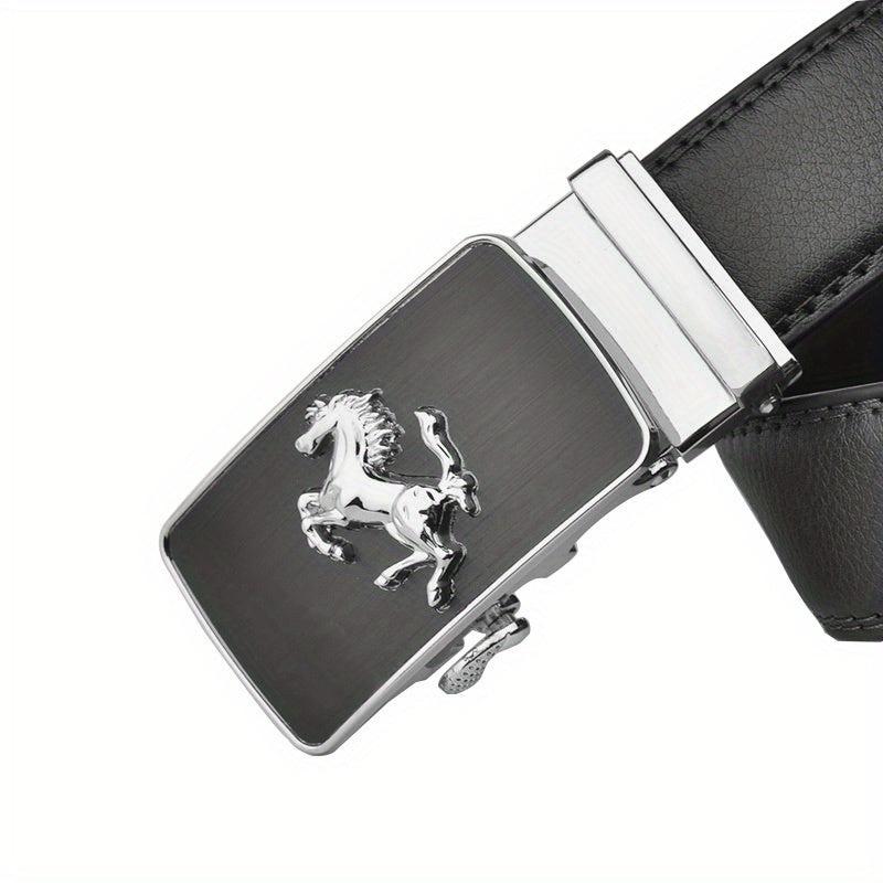 Men's Automatic Buckle Business Leather Belt