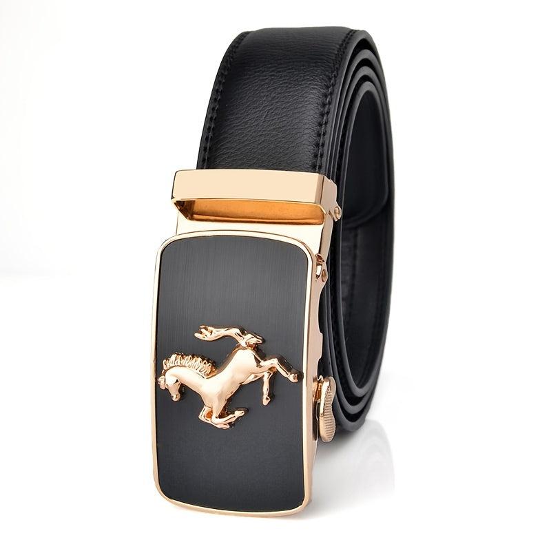 Men's Automatic Buckle Business Leather Belt