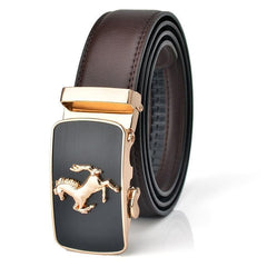 Men's Automatic Buckle Business Leather Belt
