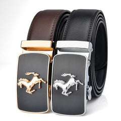 Men's Automatic Buckle Business Leather Belt