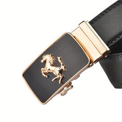 Men's Automatic Buckle Business Leather Belt