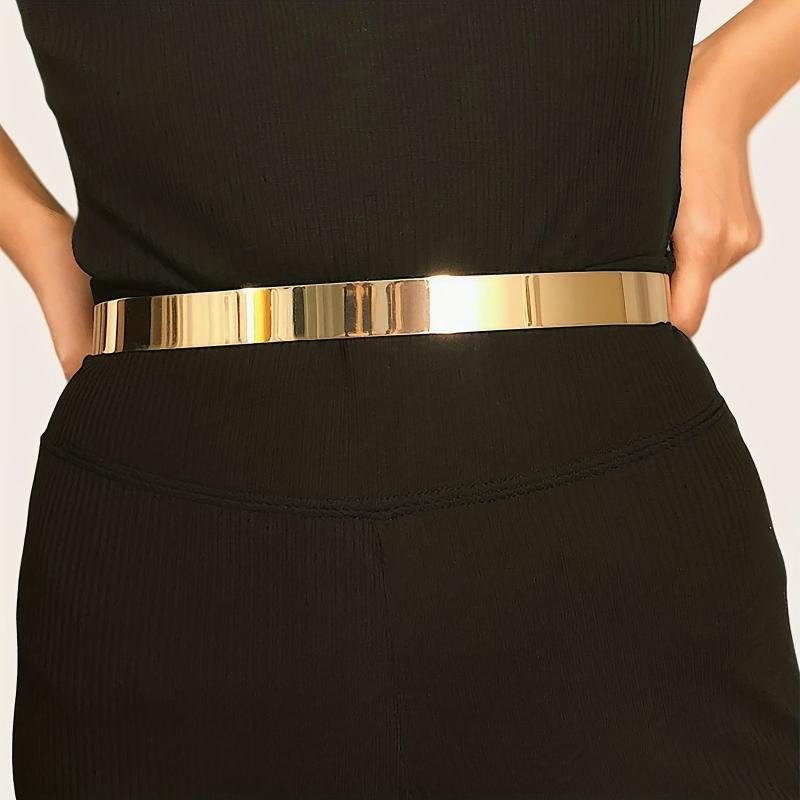 Stylish Polished Metal Dress Girdle for Women