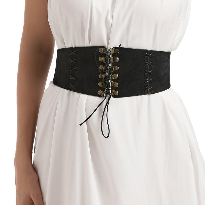 Elastic Corset Belt Wide Waist Belt For Women Girls