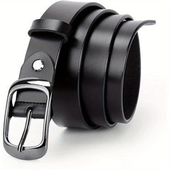 Leather Belt For Women Polished Buckle Casual Jeans Pants Belts