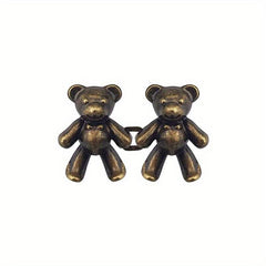 1 Pair Bear Waist Pin Waist Buckle No Sewing Detachable Buttons For Waist Adjust