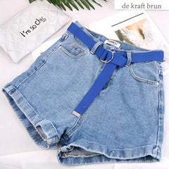 Canvas Double Ring Belt for Women Girls