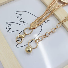 Women's Golden Waist Chain Dress Decoration Metal Belt