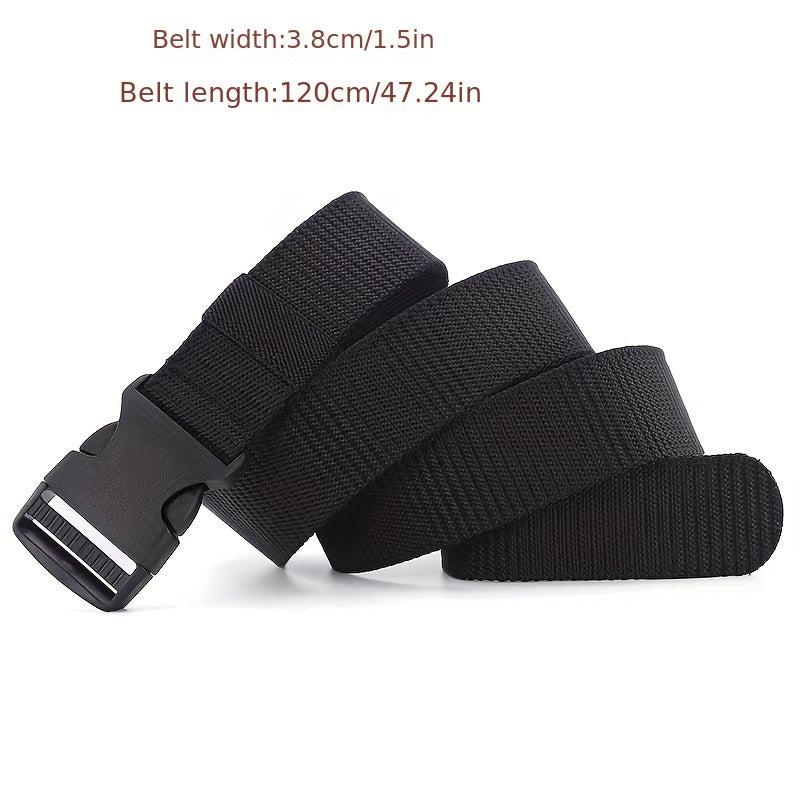 Men's Outdoor Tactical Canvas Belt 3 Nylon