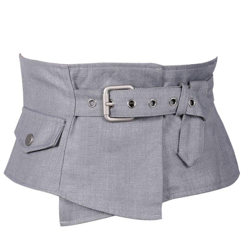 Wide Lace Up Waist Cover Up Belt for Women