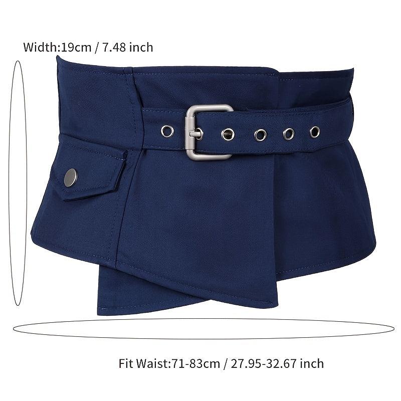 Wide Lace Up Waist Cover Up Belt for Women