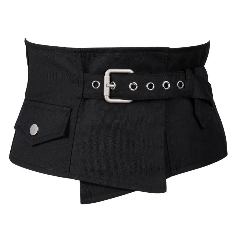Wide Lace Up Waist Cover Up Belt for Women