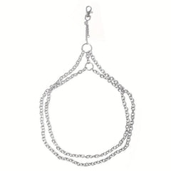 Punk Double Layer Thigh Chain Vintage Lobster Clasp Key Chain Unisex