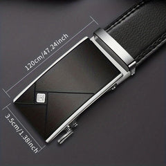 Men's Casual Business Automatic Buckle Belt for Husband Father's
