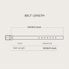 Women's Pin Buckle PU Belt, 2 Colors