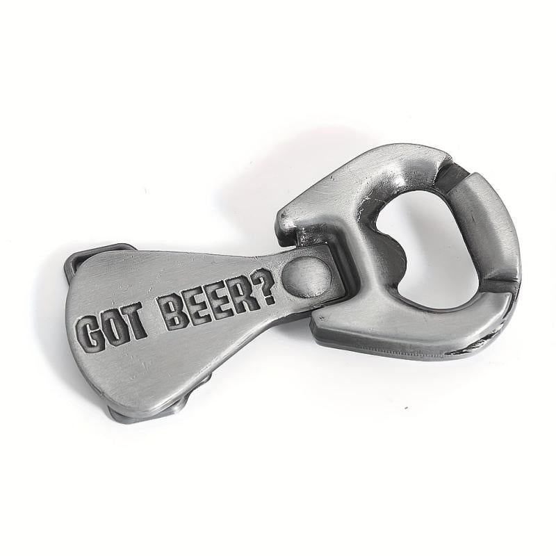 3D Stereoscopic Cans Pull Ring Beer Zinc Alloy Metal Belt Buckle