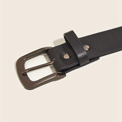 Unisex Pin Buckle Rivet Belt PU Leather Casual Jeans Pants Belt