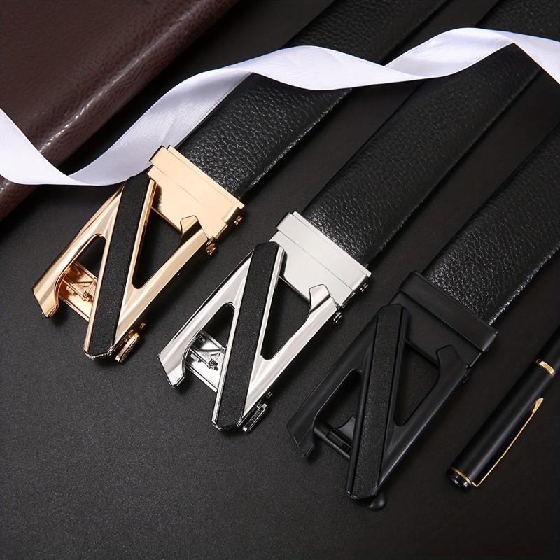Men's Business Belt Youth Suit Belt Button Style