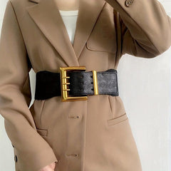 Vintage Three Pin Belt Wide Waistband Coat Dress Girdle