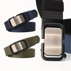 Nylon Belt Automatic Buckle Waist Belt Casual Jean Belts