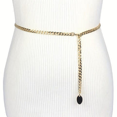 Metal Waist Chain Belt for Women Dress Clothes Accessories