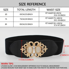 Women's Jeweled Elastic High Waist Belt for Casual Party