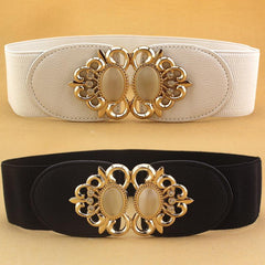 Women's Jeweled Elastic High Waist Belt for Casual Party