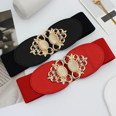Women's Jeweled Elastic High Waist Belt for Casual Party