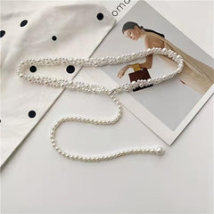 Faux Pearl Belt Waist Belt Female Dress Strap Wedding Chain Belt