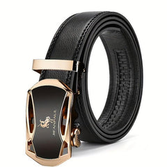 Men's Business Buckle PU Leather Belt Father's Birthday Boyfriends