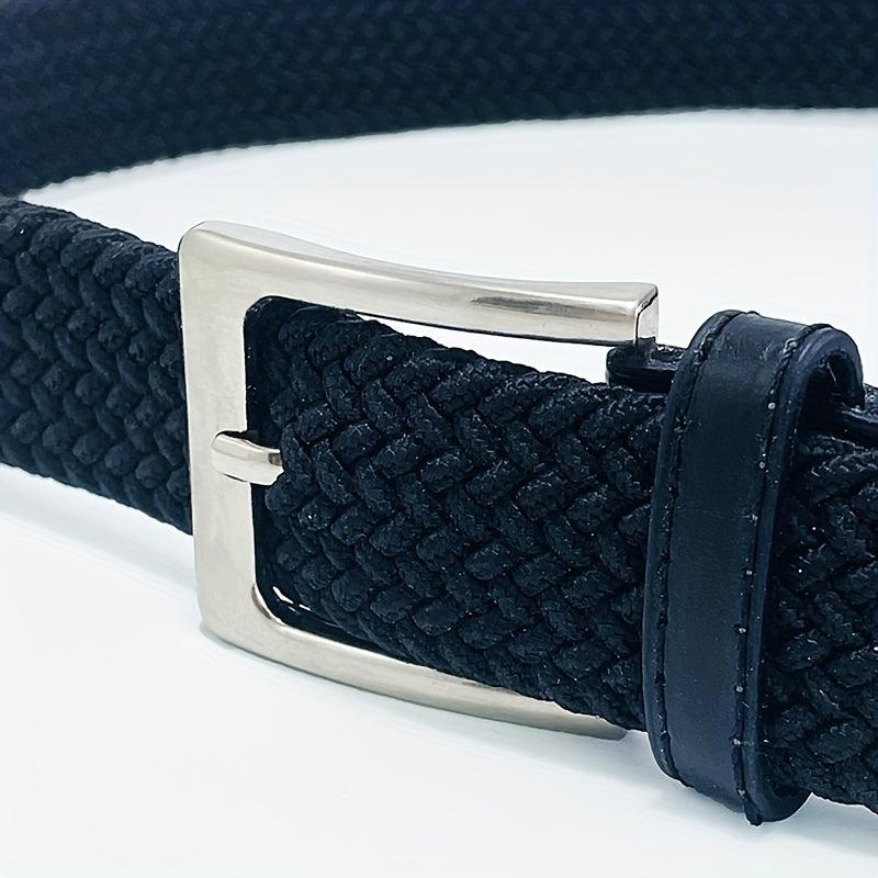 Men's Woven Elastic Belt Student Leisure Sports Belts